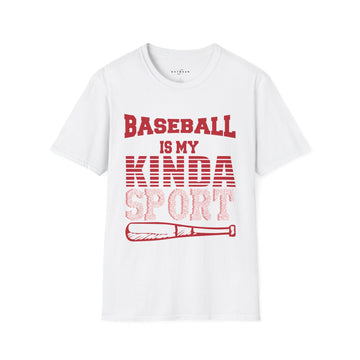 Baseball Is My Kinda Sport Unisex Softstyle T-Shirt